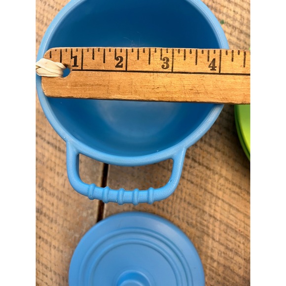 Green Toys Play Kitchen Set Kids OS Multicolor Excellent 17pc Cookware Tableware - Picture 9 of 11